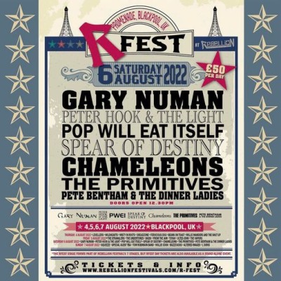 Gary Numan Rebellion Punk Music Festival 2022