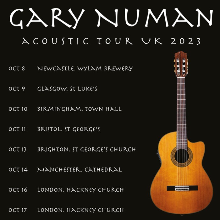 UK acoustic tour this October 