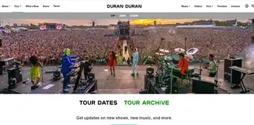 Duran Duran Tour Archive