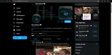 Gary Numan Twitter
