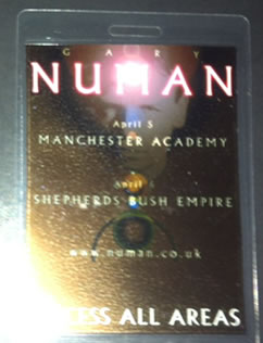 Back Stage Passes