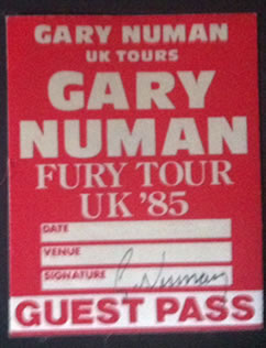 Back Stage Passes