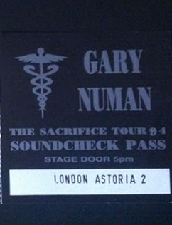 Back Stage Passes